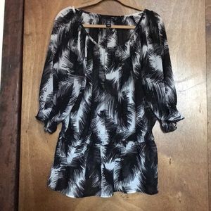 H&M sheer tunic